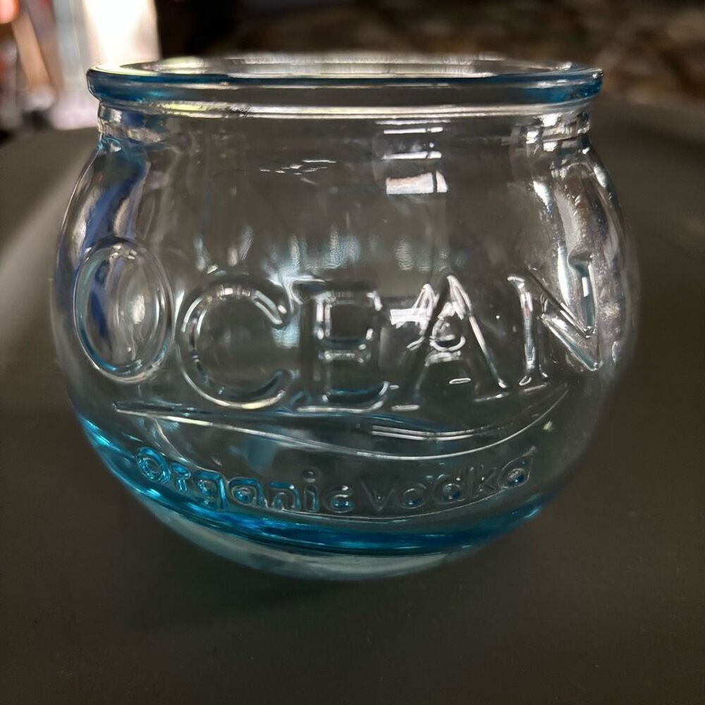 Ocean Organic Vodka Made In Hawaii Drinking Glass